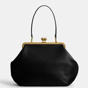 Coach Large Kisslock Frame Bag Designer Crossbody